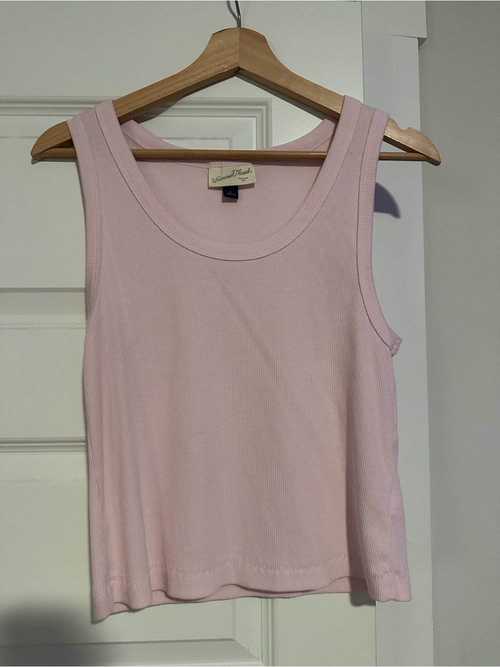 Universal Thread Pink Ribbed Tank Top